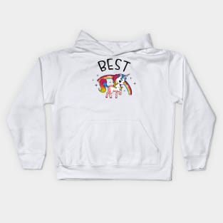 Best Friends Matching Designs Kids Hoodie